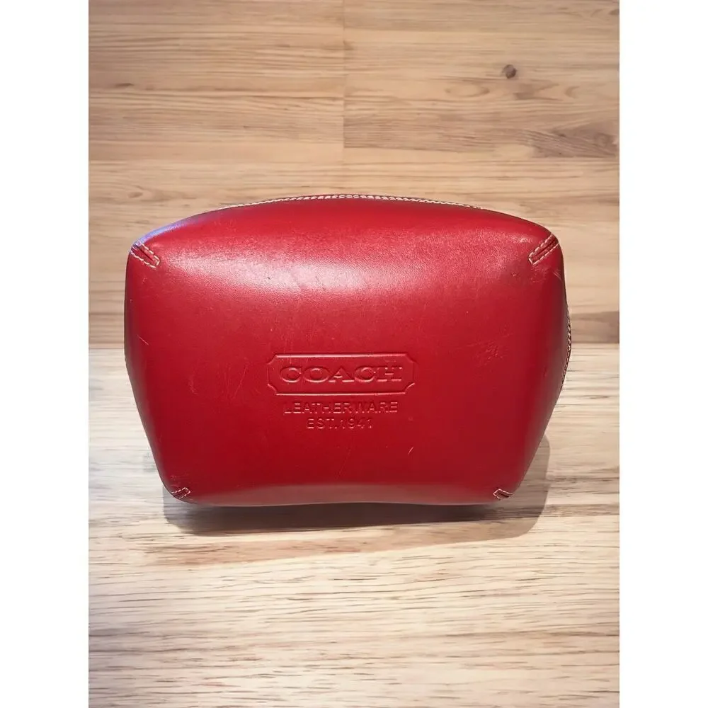 Vintage Coach 8909 Woven Straw Tote